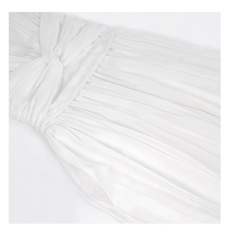 ドレープホルター・フレアロングドレス[m250]