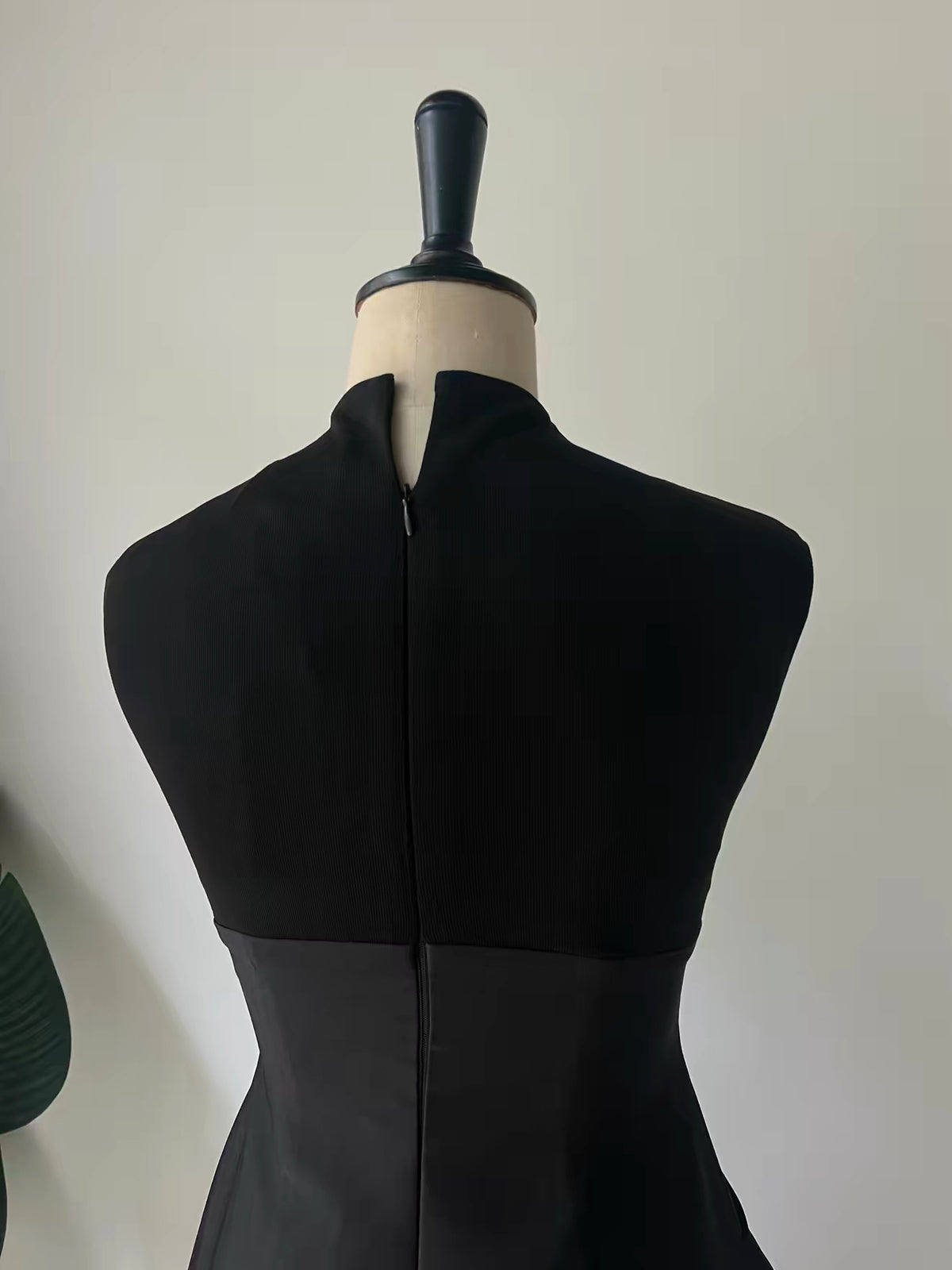 メタルオーナメント・ウエストドレープロングドレス[m296]