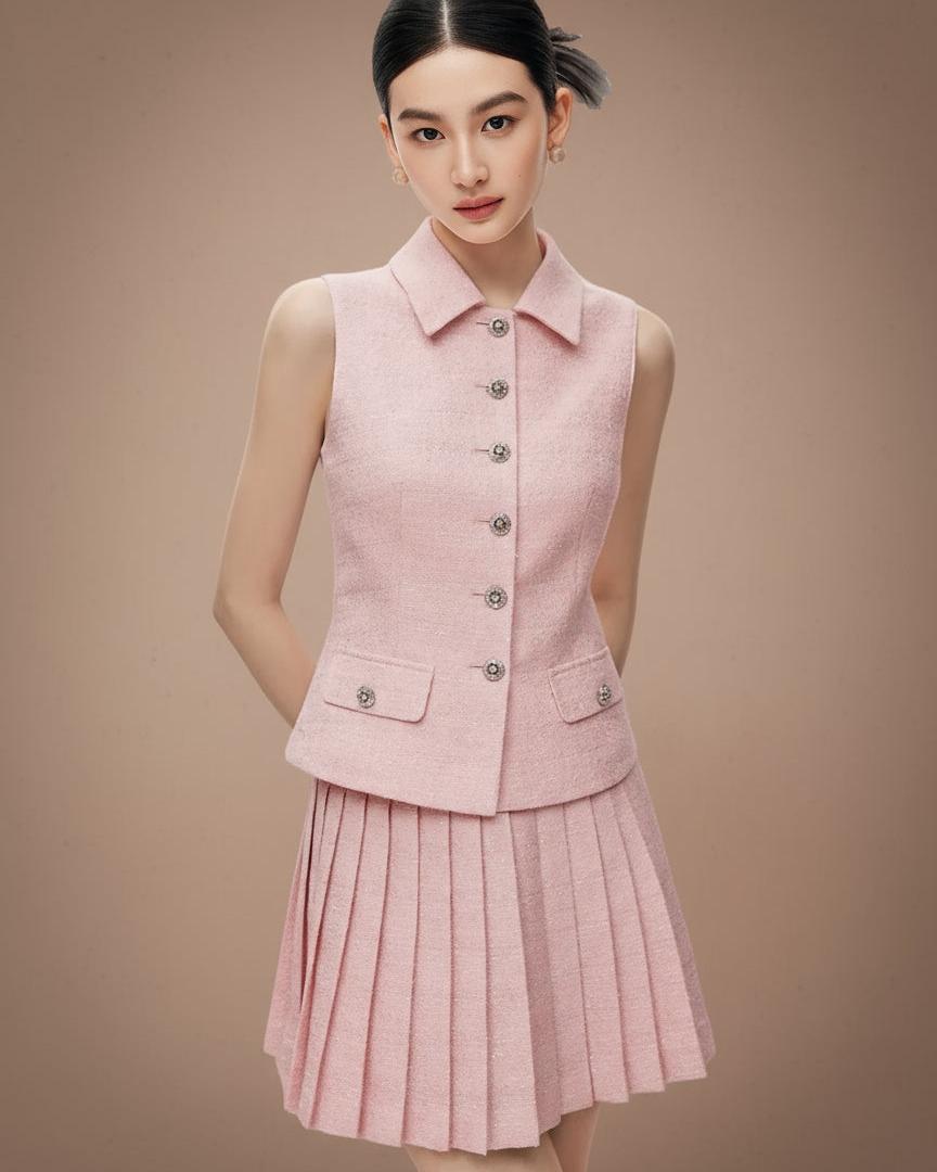 ノースリーブテーラードセットアップ［m192］