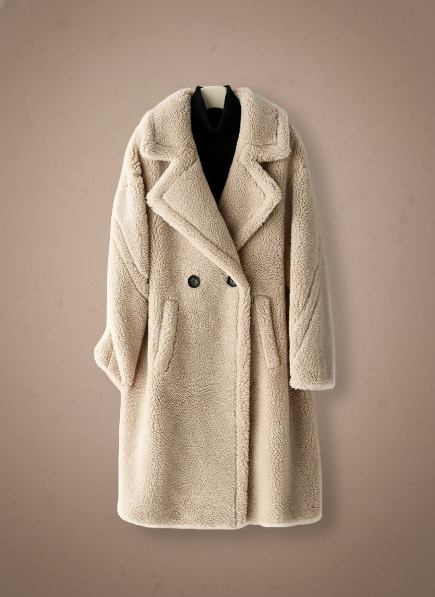 シアリングタッチ・オーバーロングコート[m211]