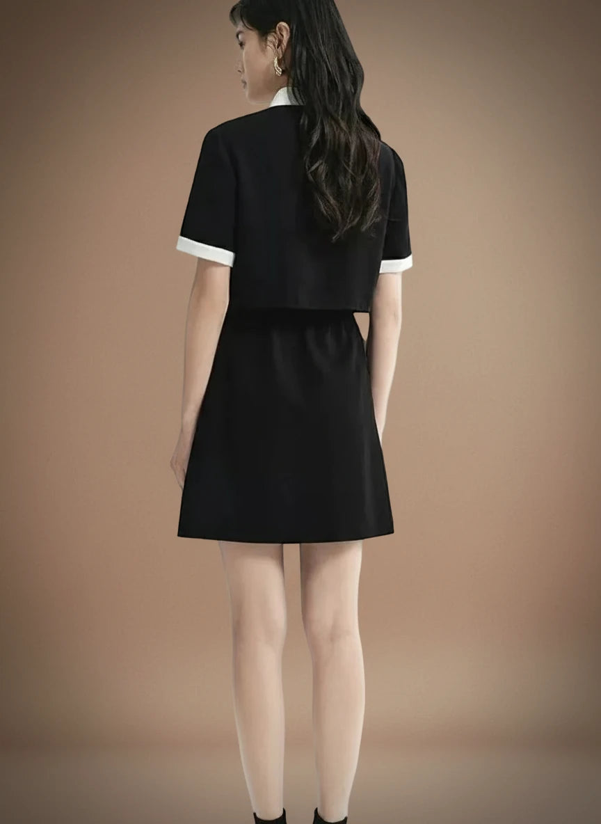 フェイクレイヤードショートドレス［m190］