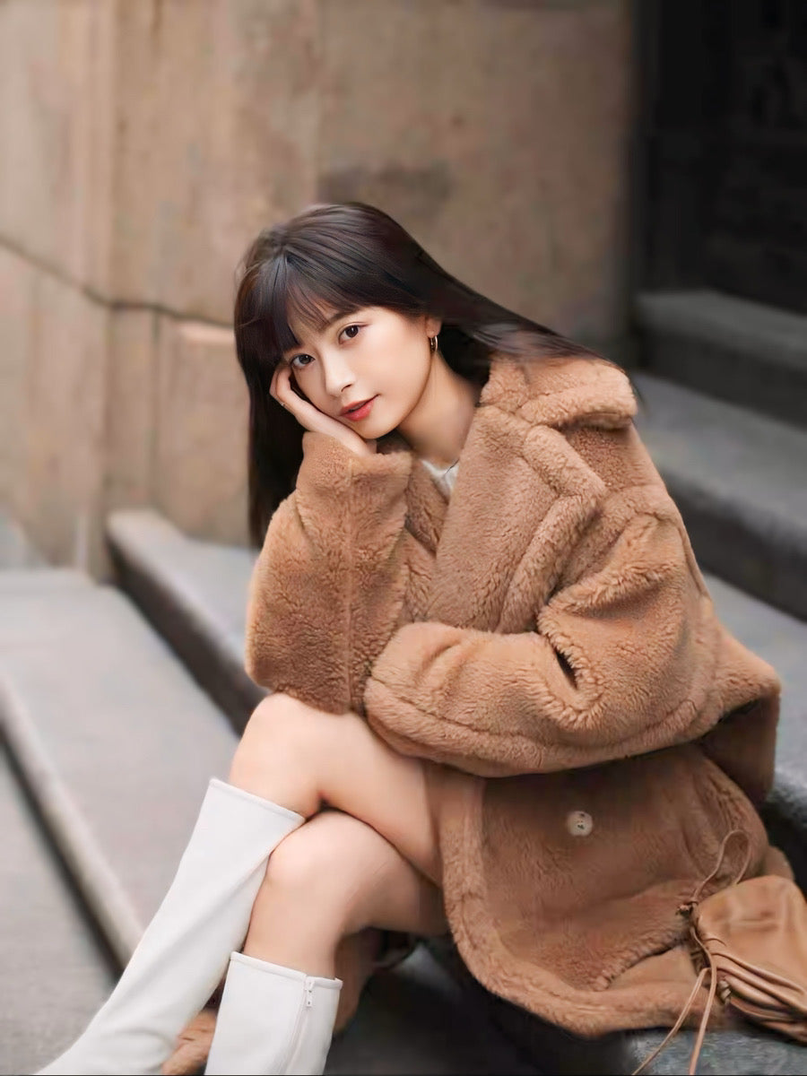 シアリングタッチ・オーバーロングコート[m211]