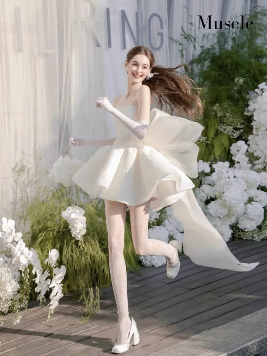 ビッグリボンミニドレス［m167］