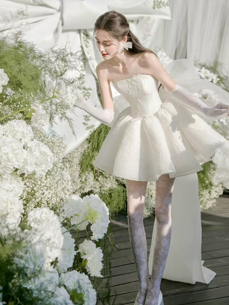 ビッグリボンミニドレス［m167］