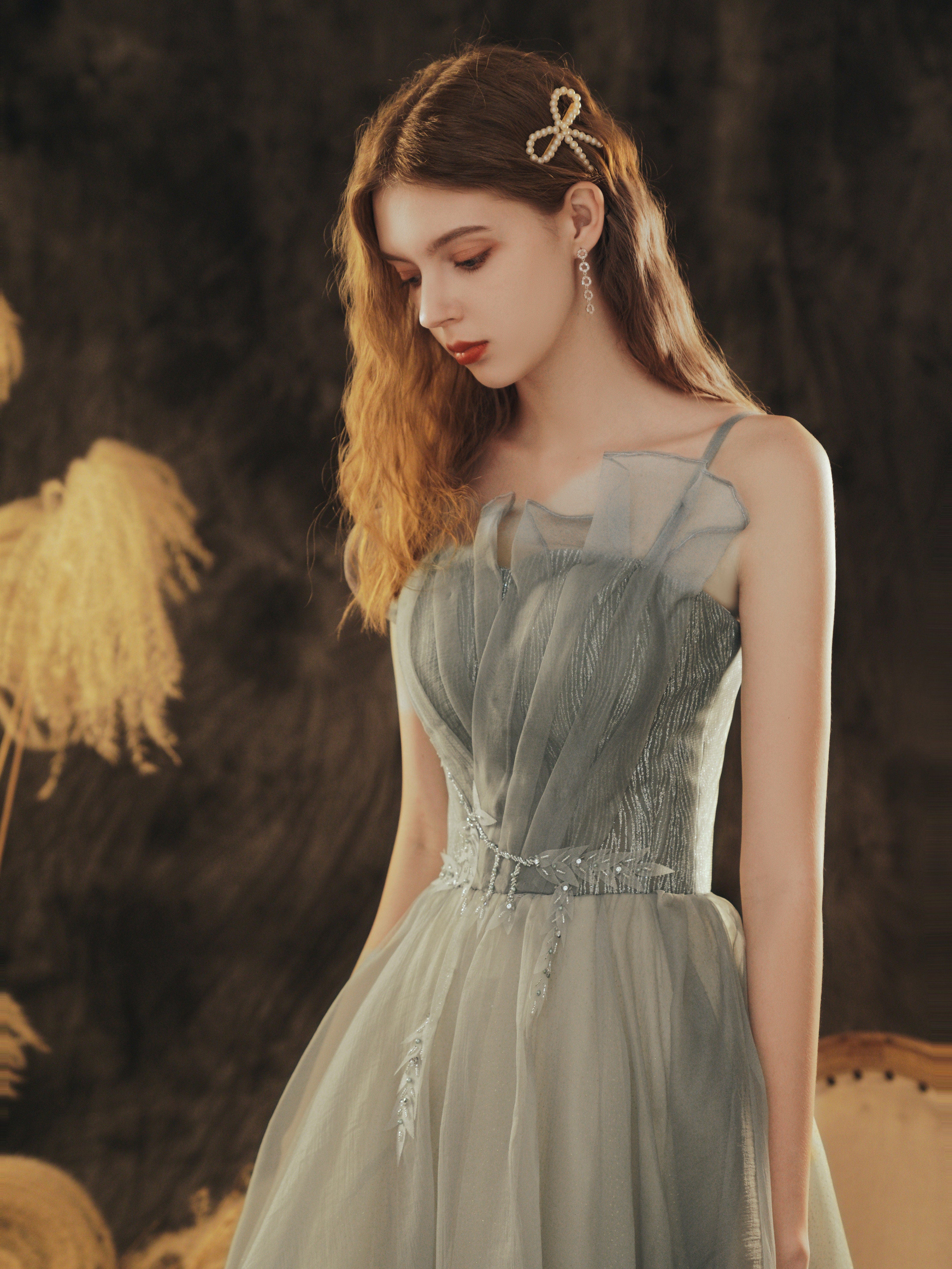 チュールロングドレス ロングドレス｜披露宴｜チュール｜パーティードレス通販Dressy